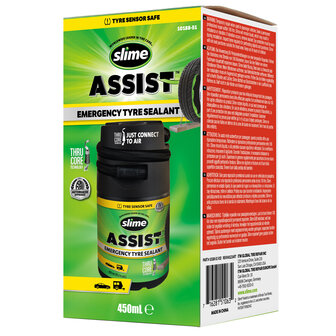 Slime Assist afdichtmiddel 450 ml (tevens navulling Smart Repair Plus)