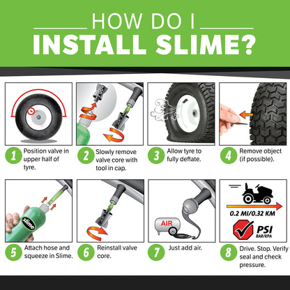 Slime noodreparatiemiddel 473 ml – voor snelle noodreparatie van autobanden