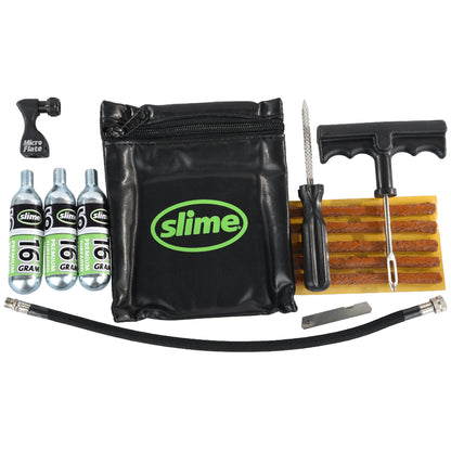 Slime bandenreparatieset – Met CO₂-patronen voor off-highway banden