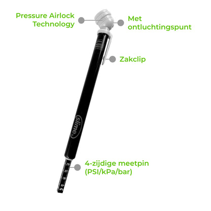 Slime bandenspanningsmeter – Penvormige bandendrukmeter