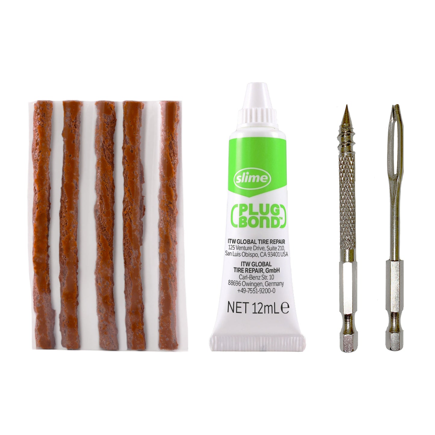 Slime bandenreparatieset – boormachine plug kit voor off-highway banden