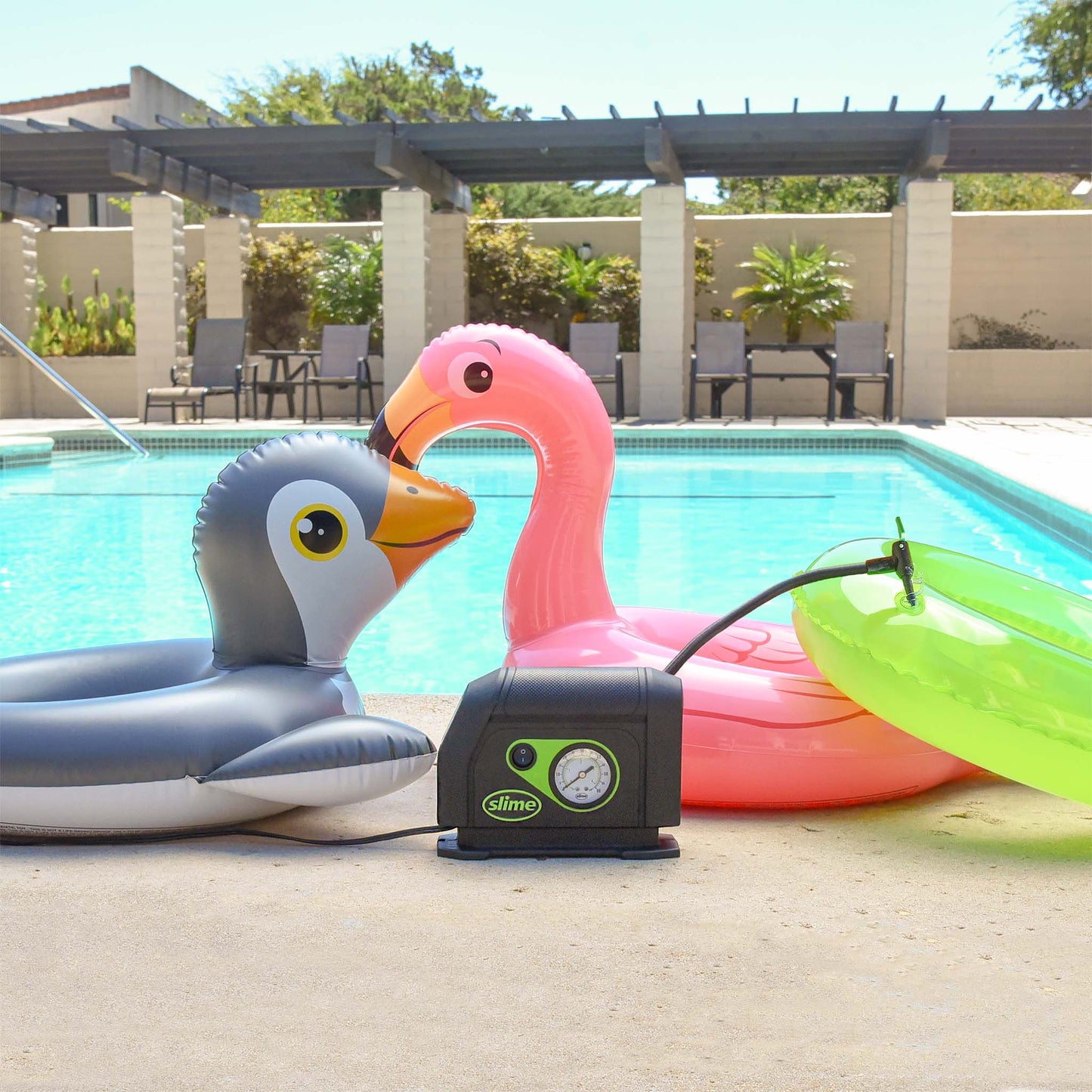 Slime 12V compressor – bandenpomp voor autobanden