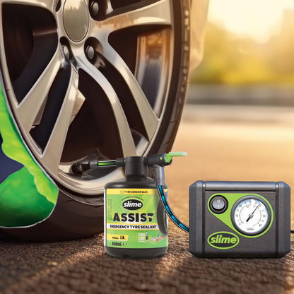 Slime Smart Repair Plus noodreparatieset – slim alternatief voor reservewiel