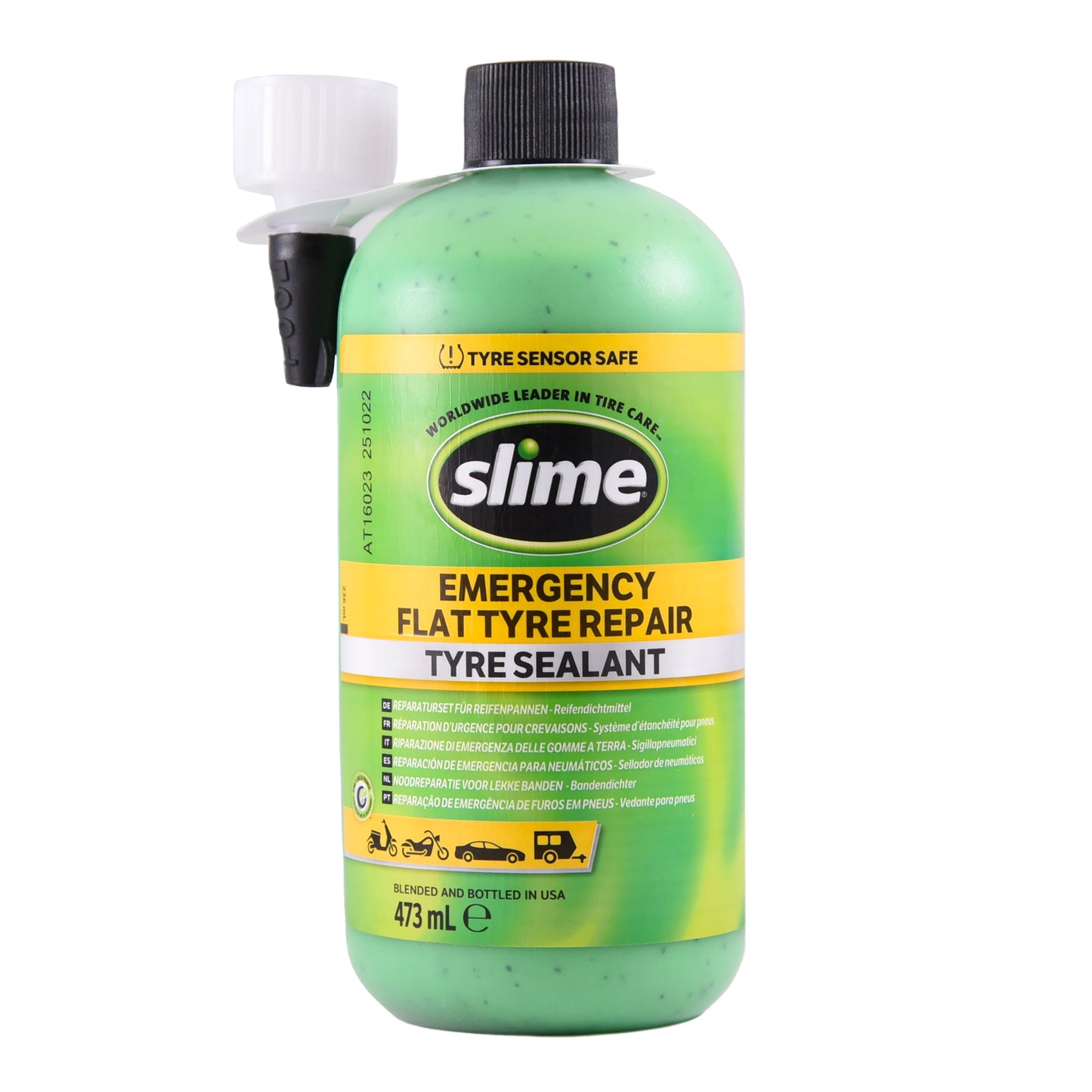 Slime noodafdichtmiddel 473 ml voor tubeless banden, navulling Smart Repair set